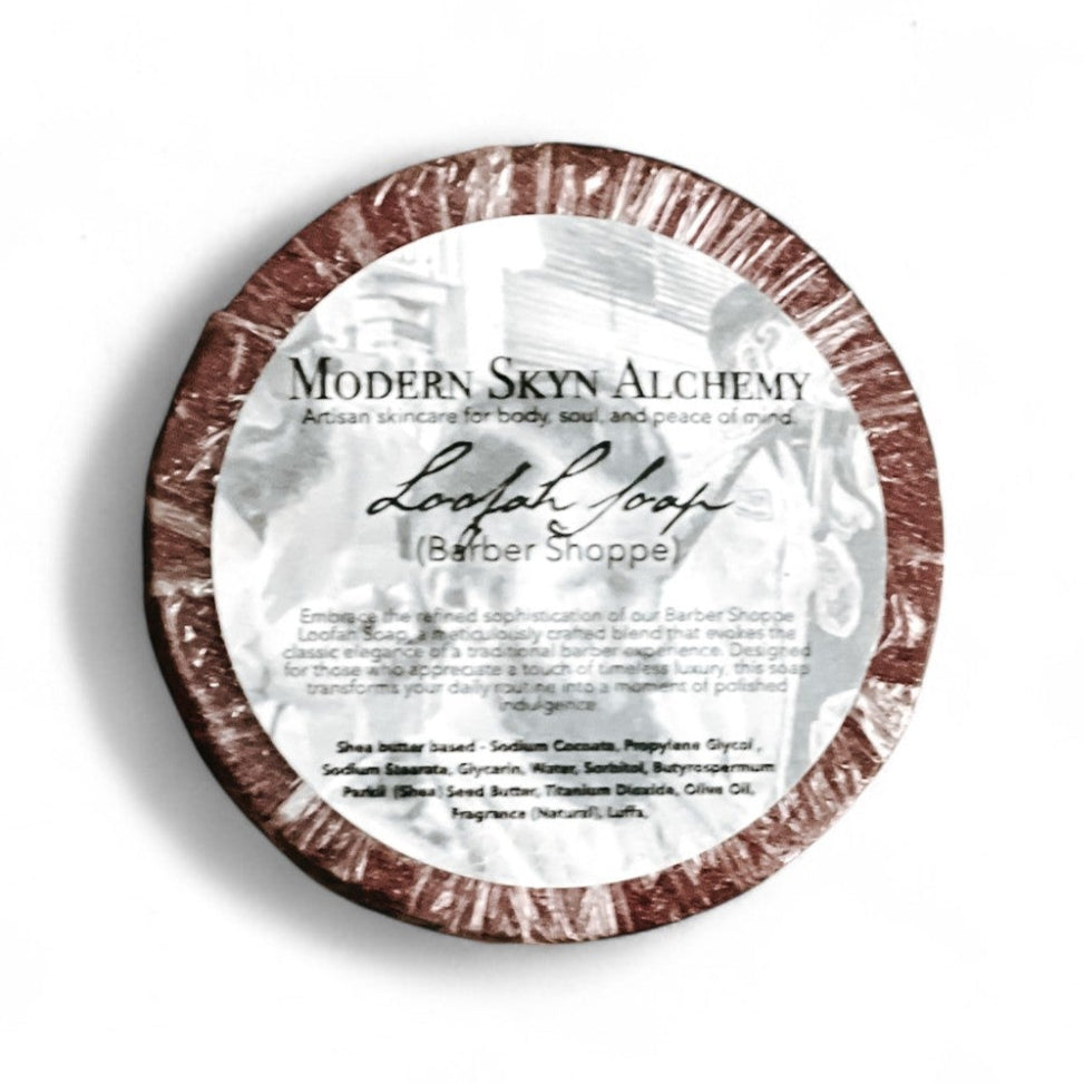 Handcrafted Loofah Soaps - Barber shoppe