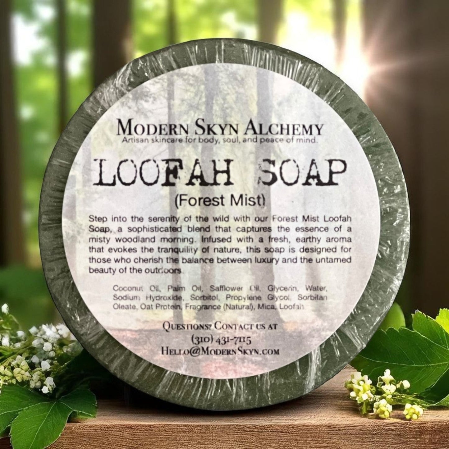Handcrafted Loofah Soaps - Forest Mist