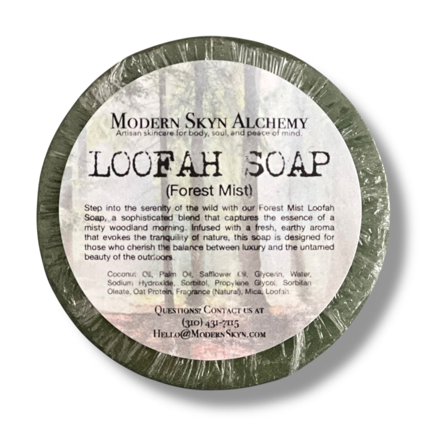 Handcrafted Loofah Soaps - Forest Mist