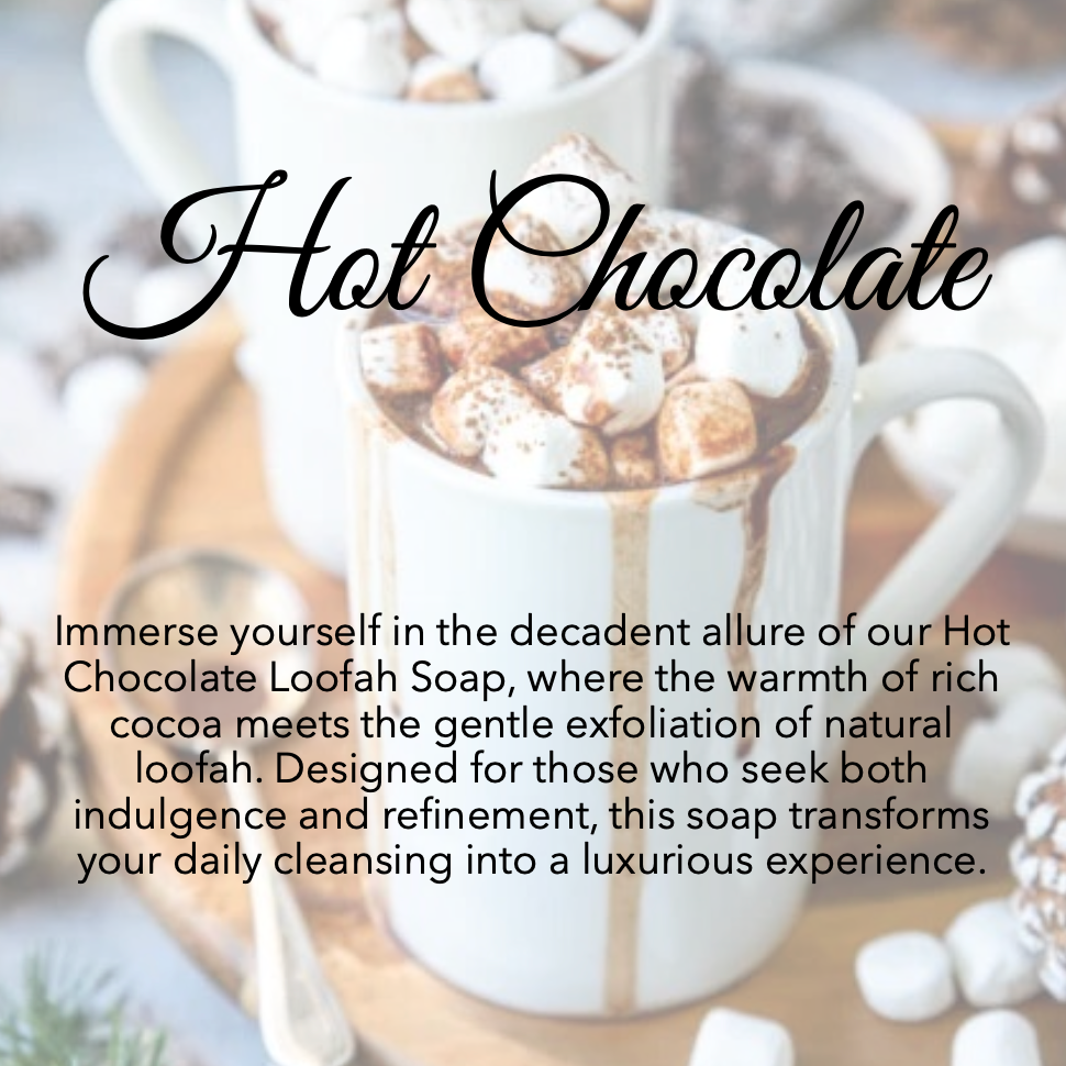 Hot Chocolate Loofah Soap