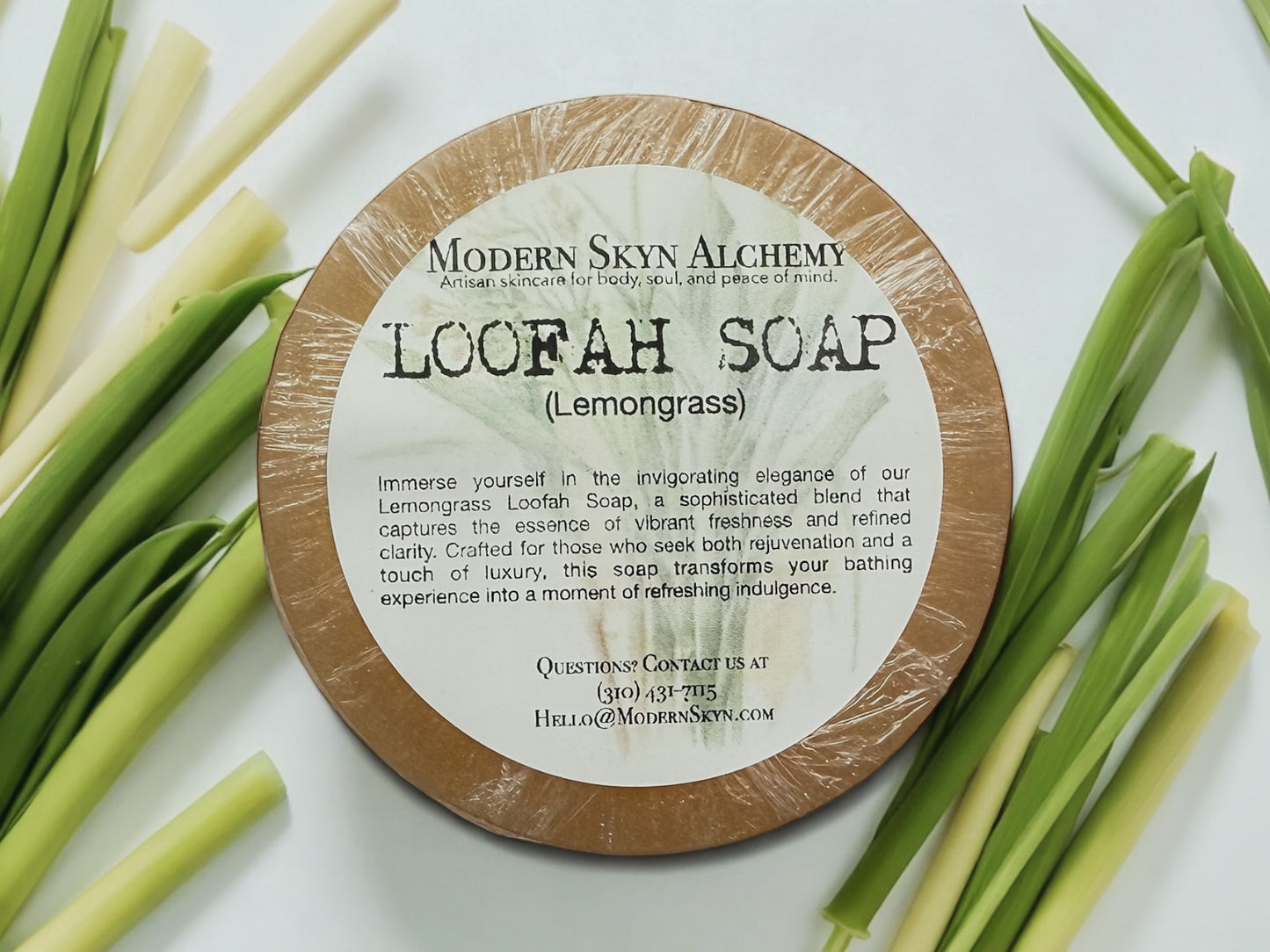 Handcrafted Loofah Soaps - Lemongrass