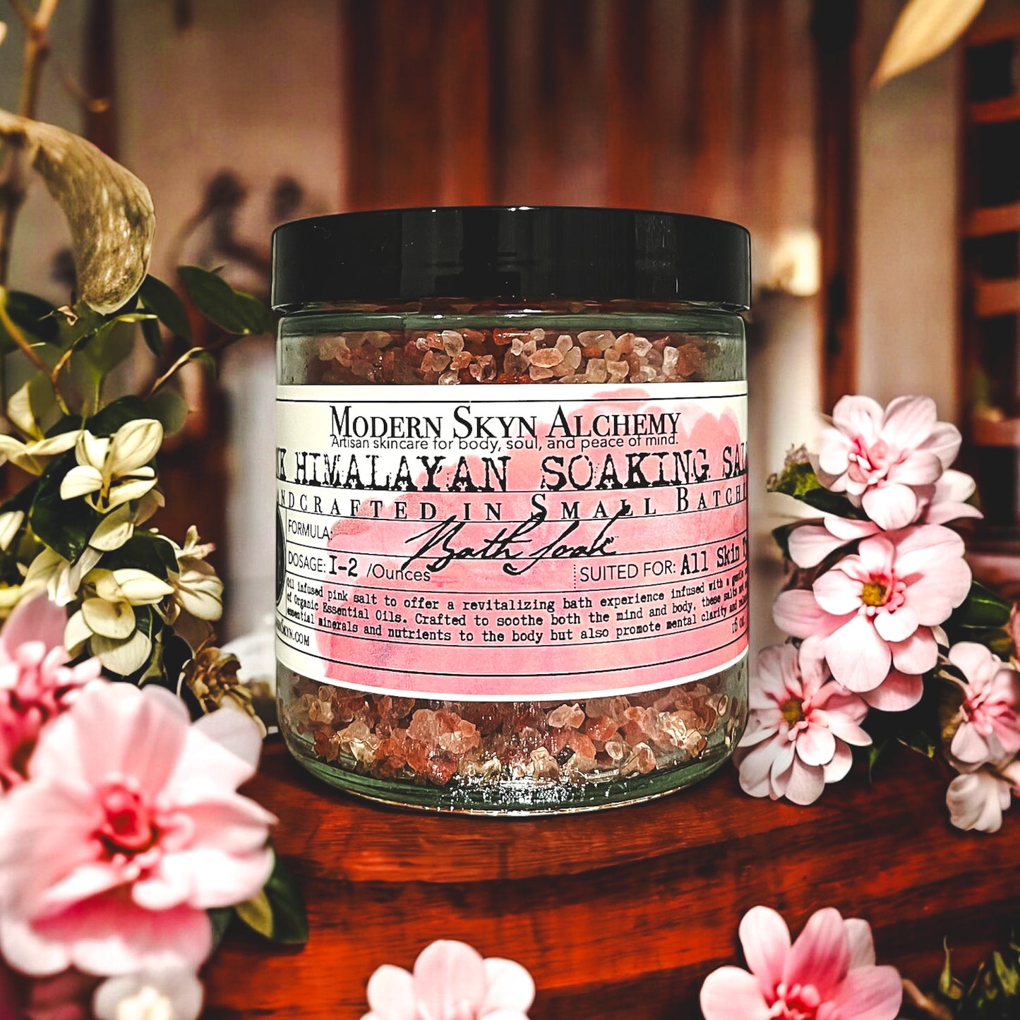 Pink Himalayan Soaking Salts