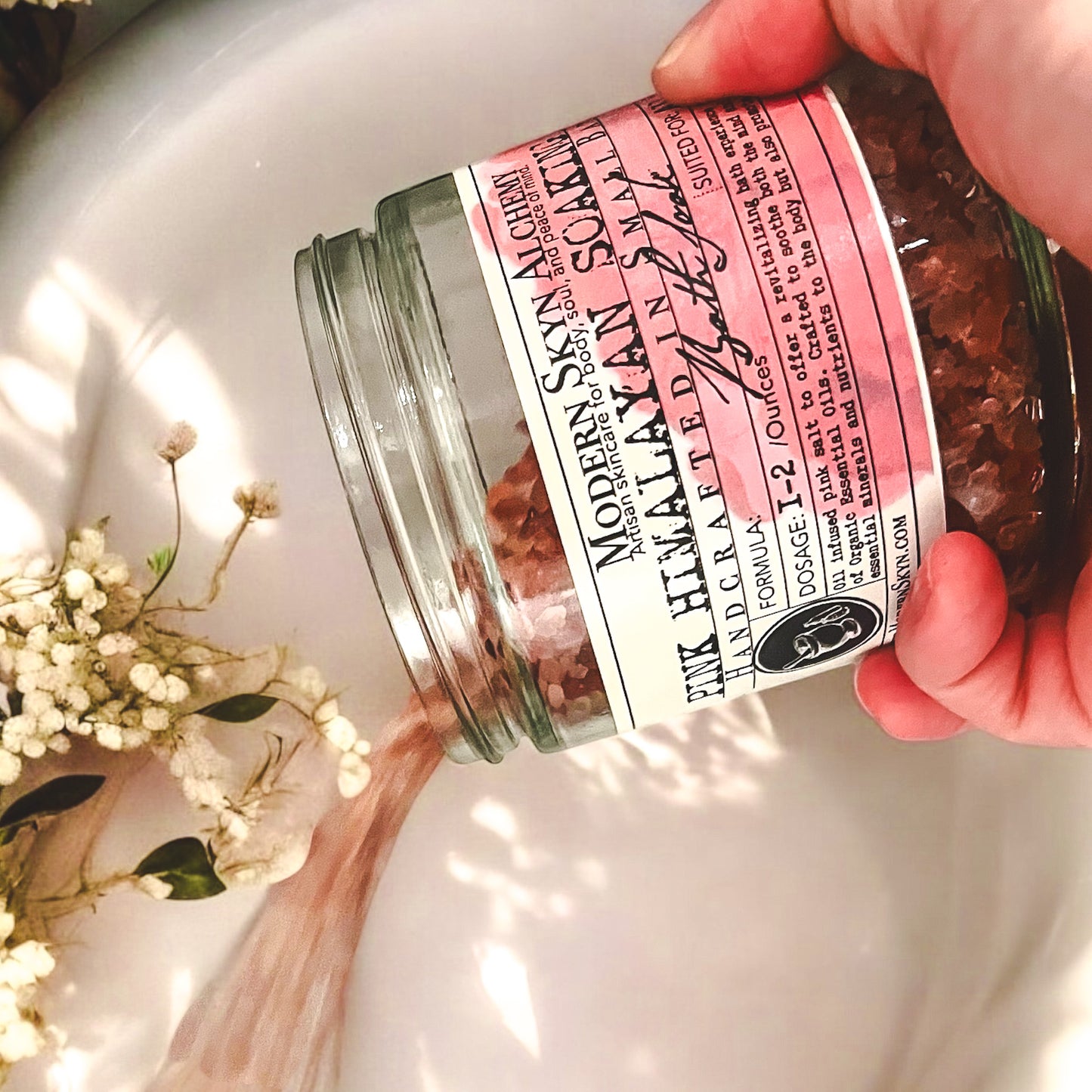 Pink Himalayan Soaking Salts