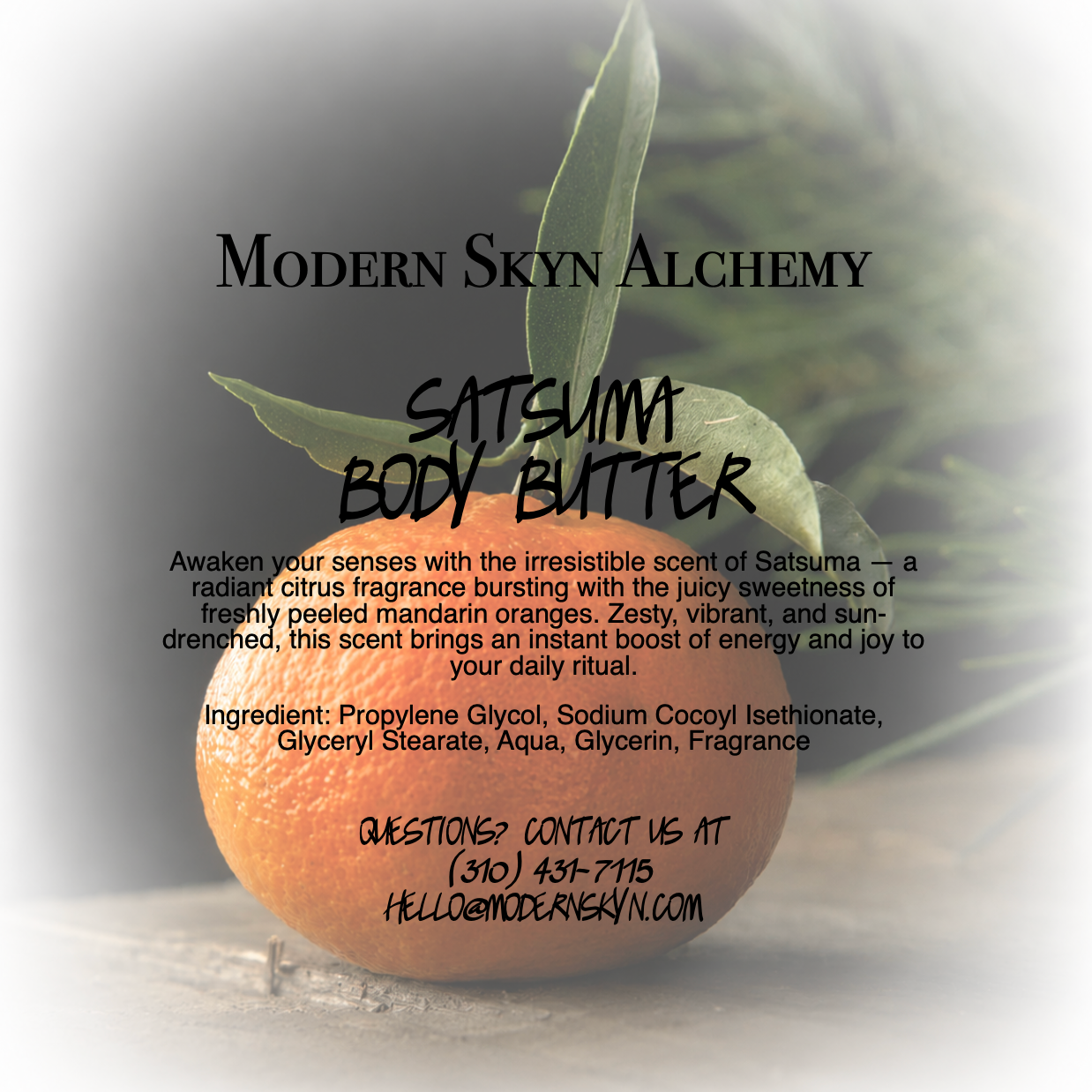 Satsuma Whipped Body Butter