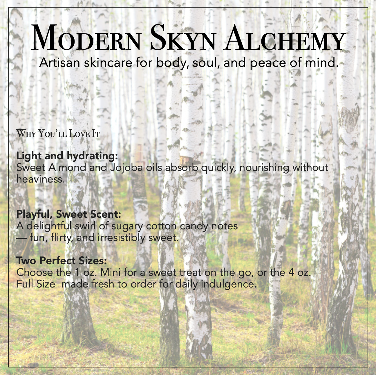 Woodland Cashmere Body Oil