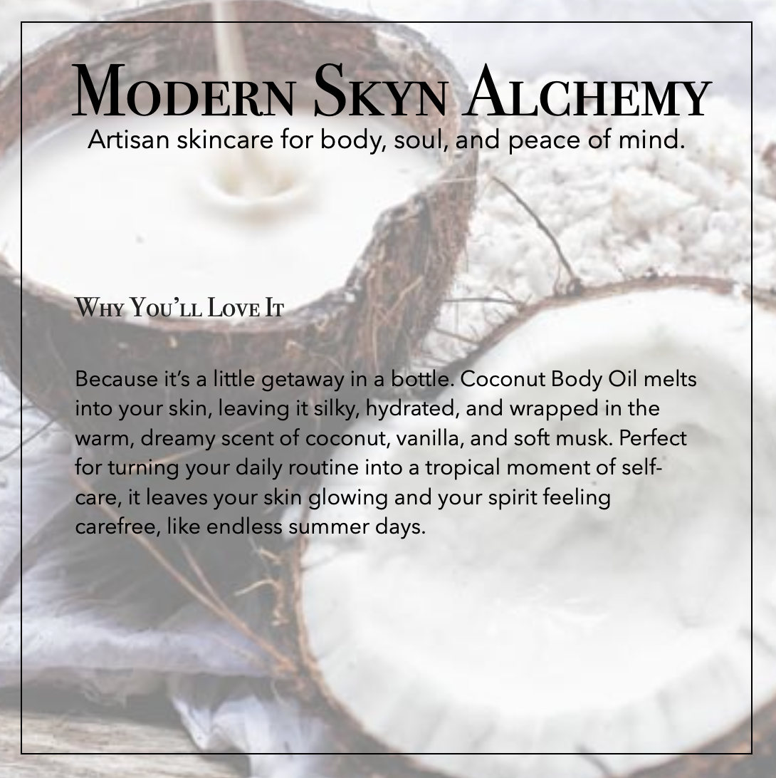 Coconut Body Oil