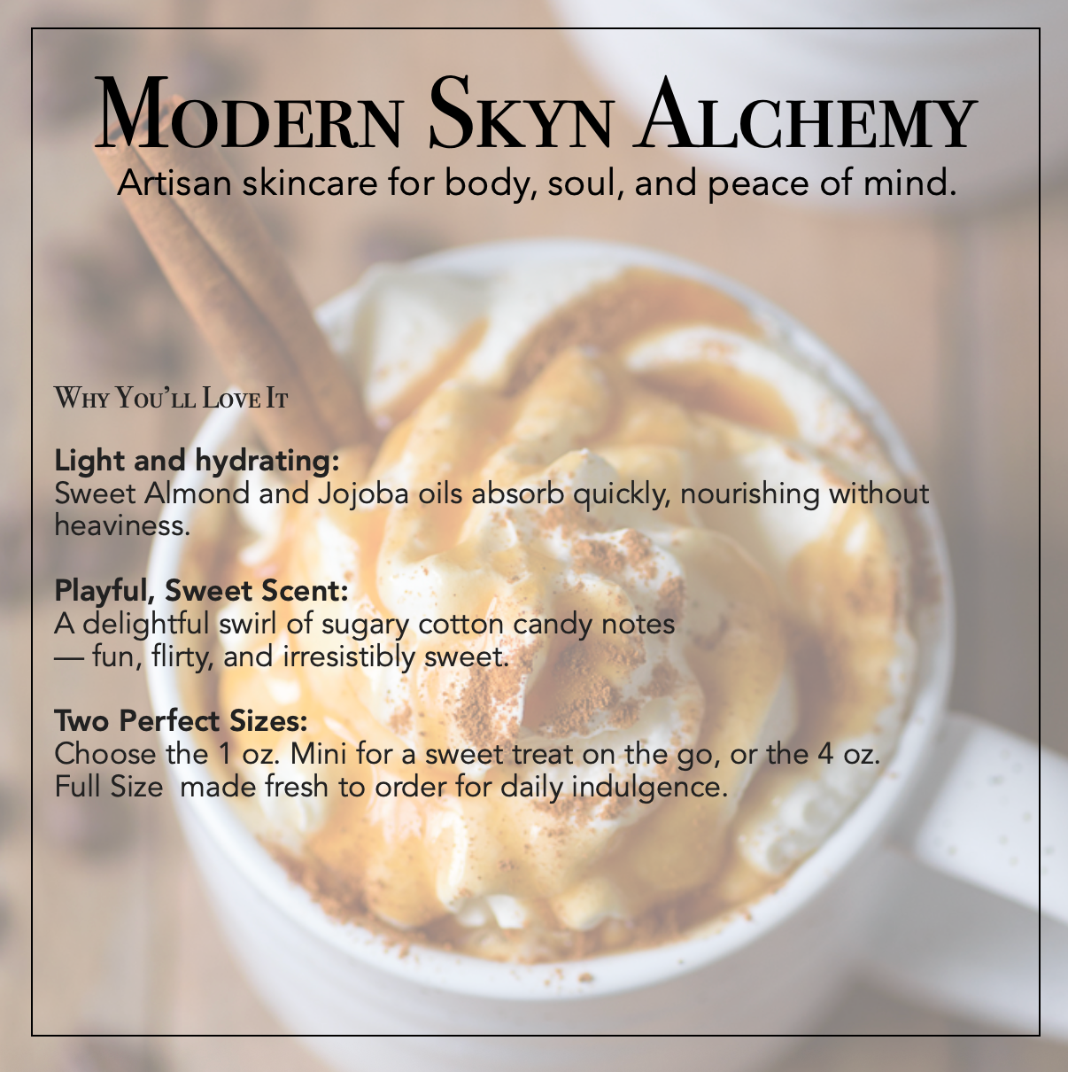 Caramel Cinnamon Latte Body Oil