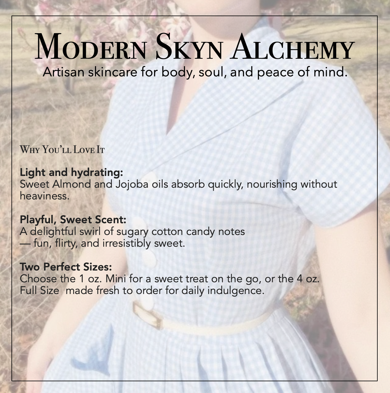 Gingham Body Oil