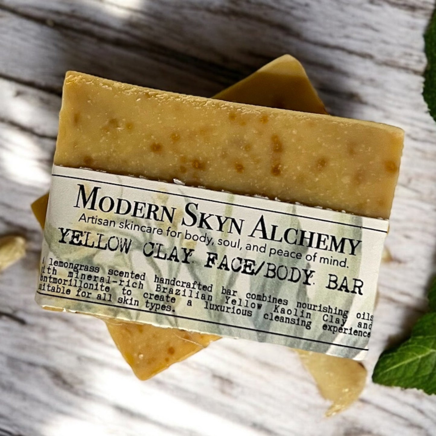Yellow Clay Face/Body Bar