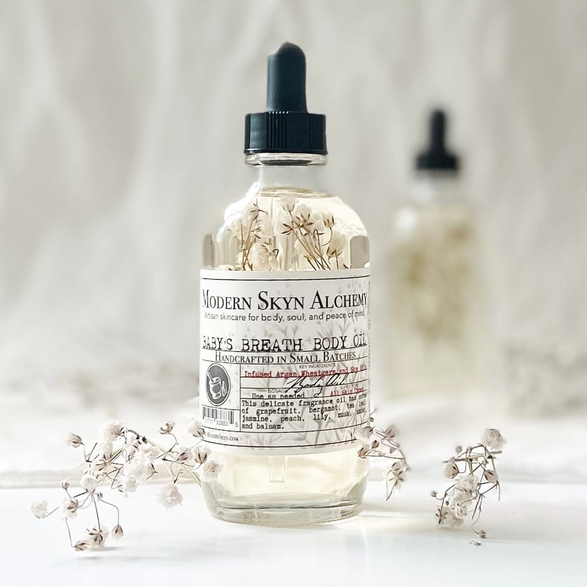 Baby's Breath Body Oil - MODERN SKYN ALCHEMY HANDCRAFTED SKINCARE