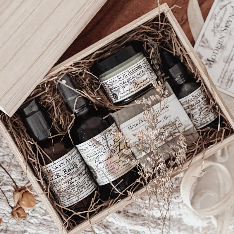 Skincare Ritual Box - Over $100 Value - MODERN SKYN ALCHEMY HANDCRAFTED SKINCARE