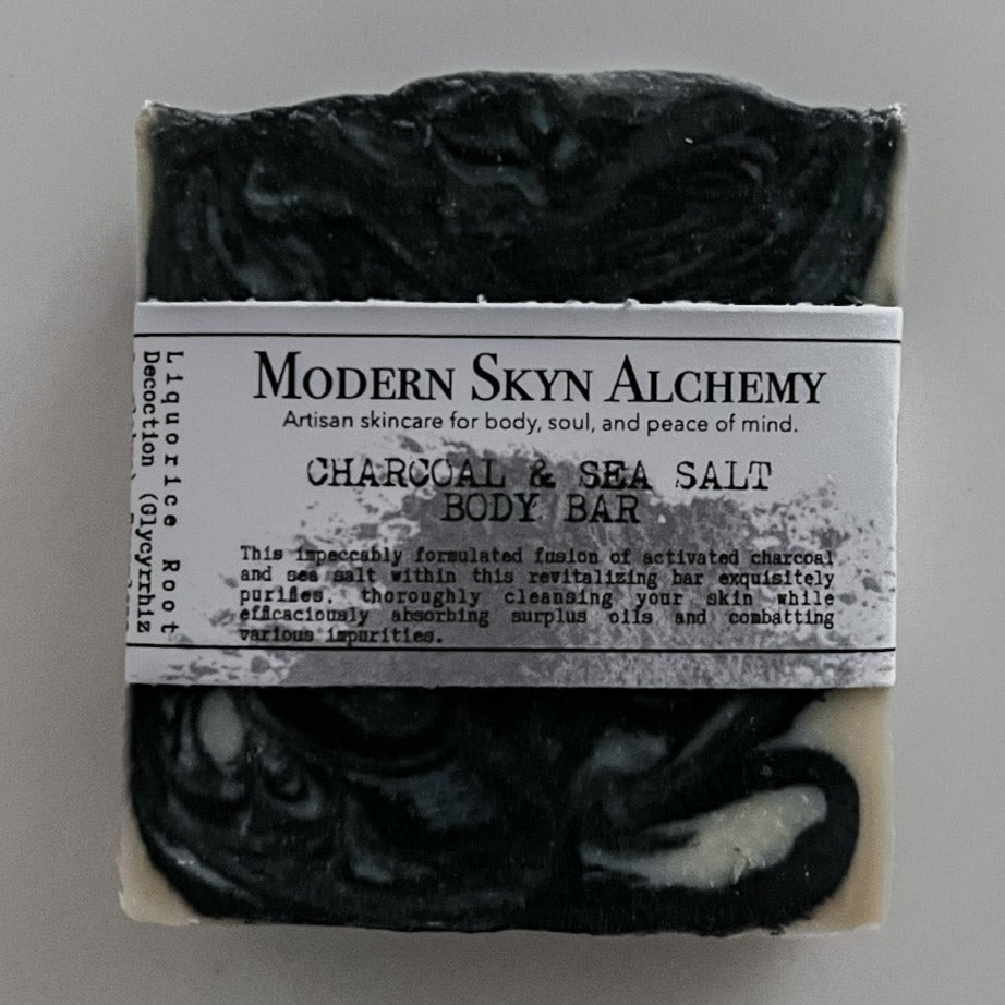 Charcoal + Sea Salt Body Bar