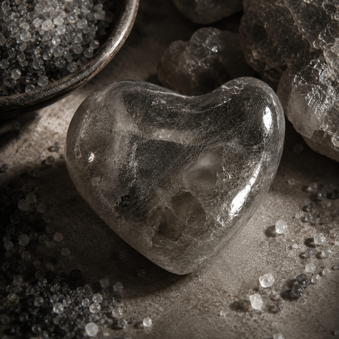 Exfoliating Salt Stones