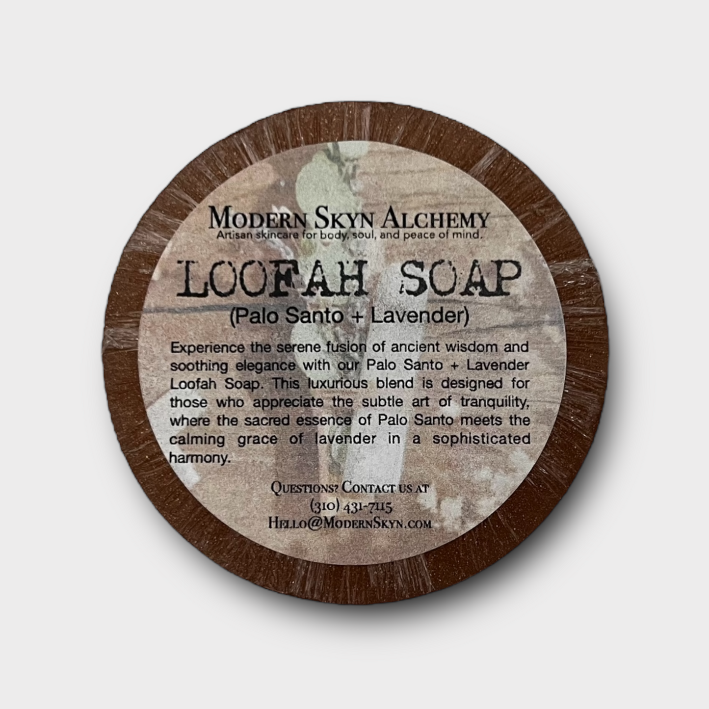 Handcrafted Loofah Soap - Palo Santo + Lavender