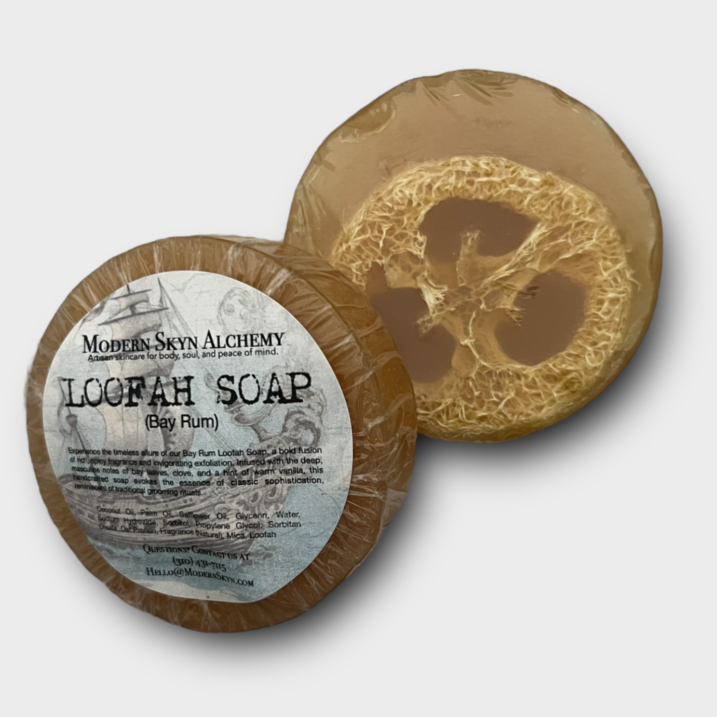 Handcrafted Loofah Soaps - Bay Rum