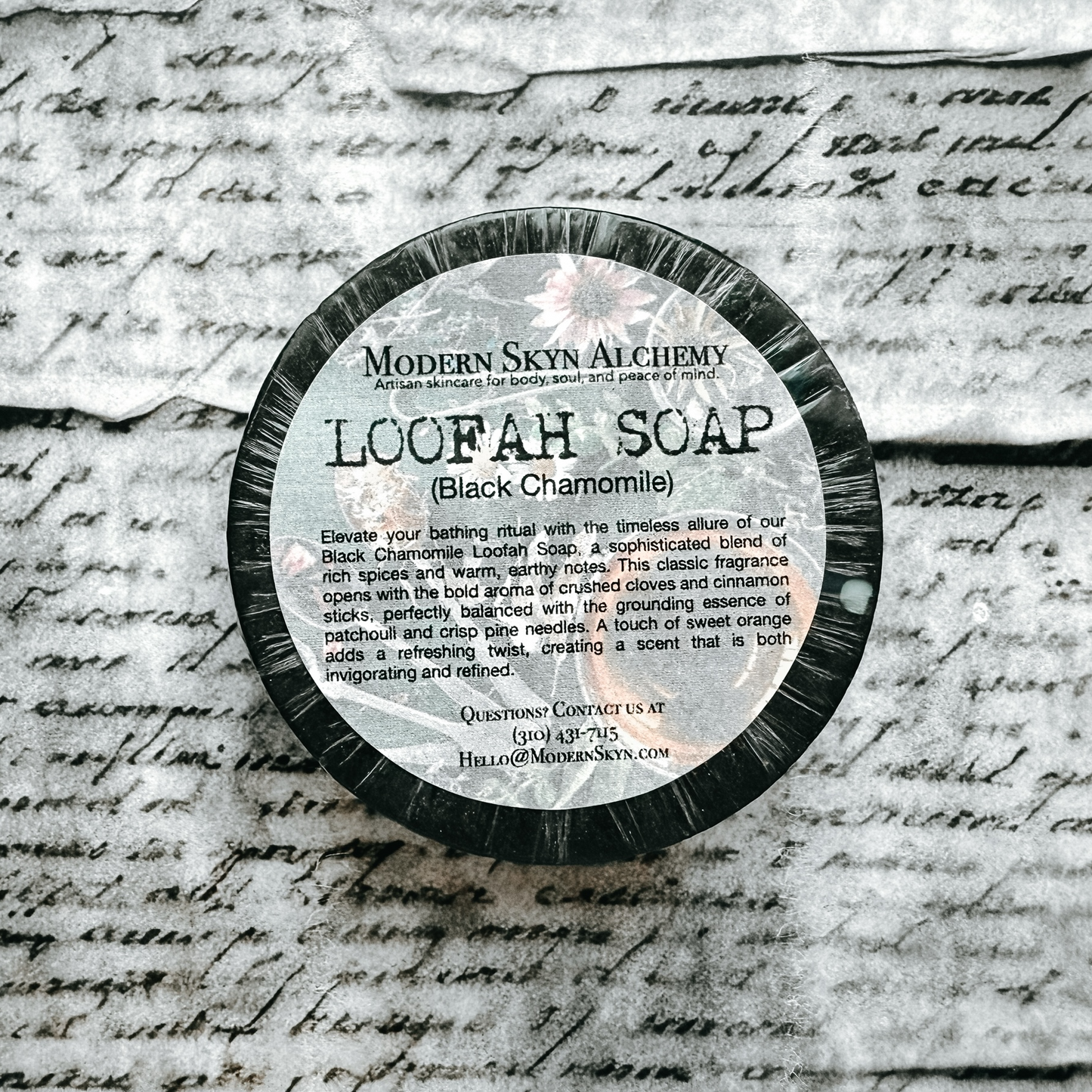 Handcrafted Loofah Soaps - Black Chamomile