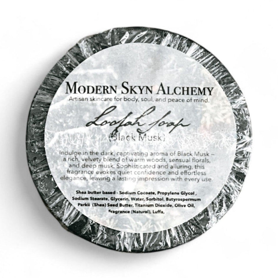 Black Musk Loofah Soap