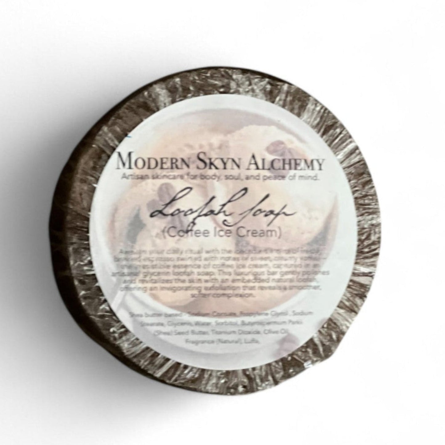 Handcrafted Loofah Soaps - Coffee Ice Cream