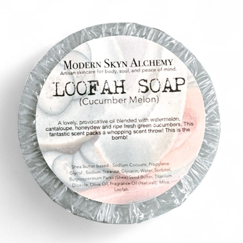 Handcrafted Loofah Soaps - Cucumber Melon