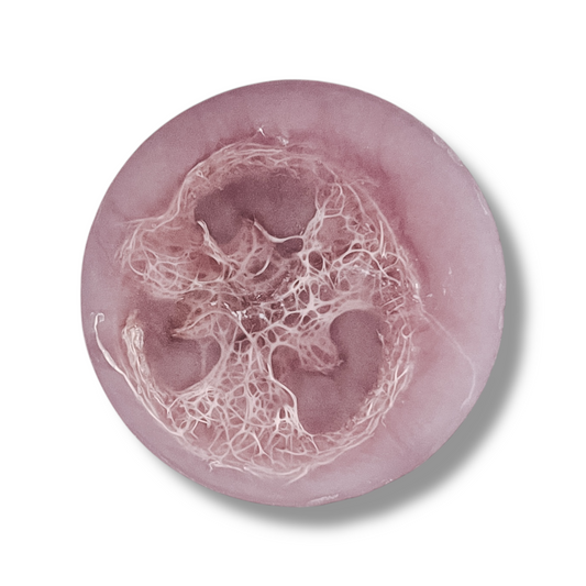 Handcrafted Loofah Soaps - Lavender + Vetiver