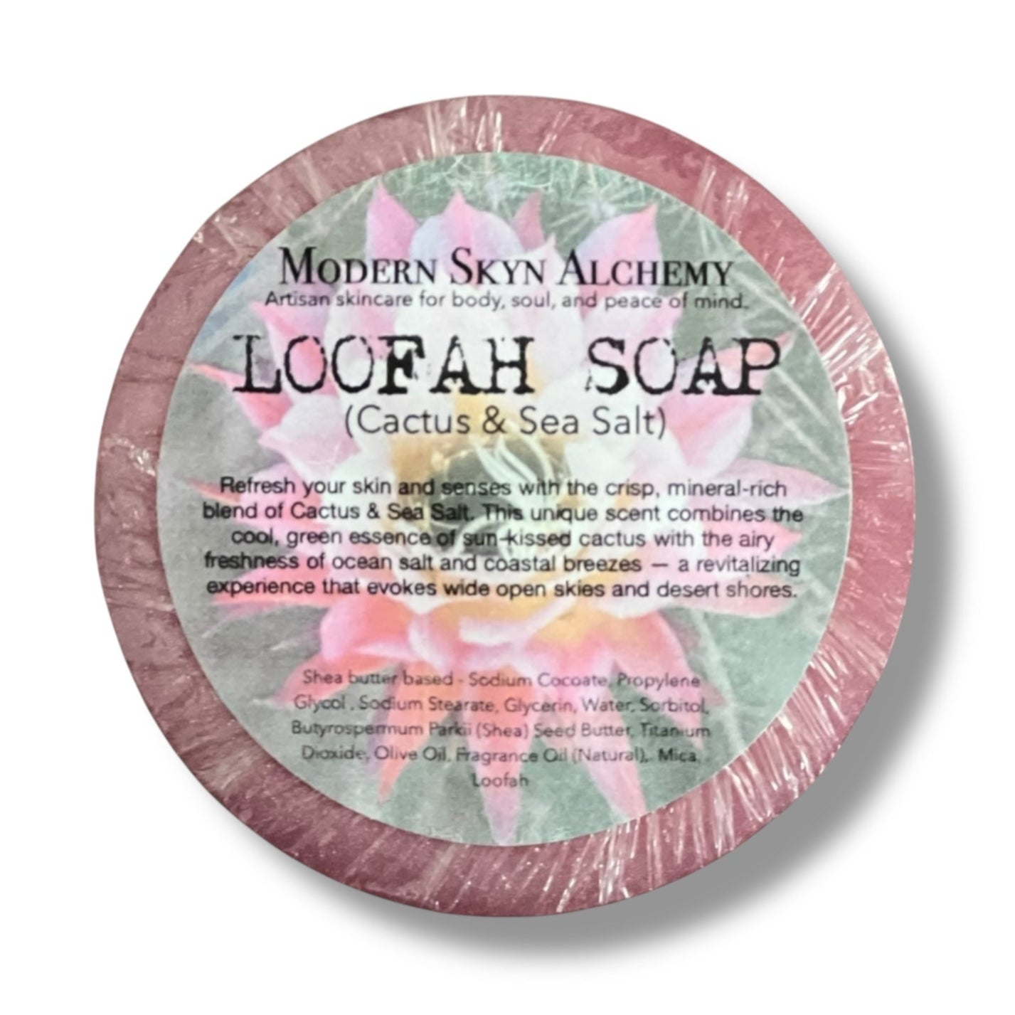 Handcrafted Loofah Soaps - Cactus & Sea Salt