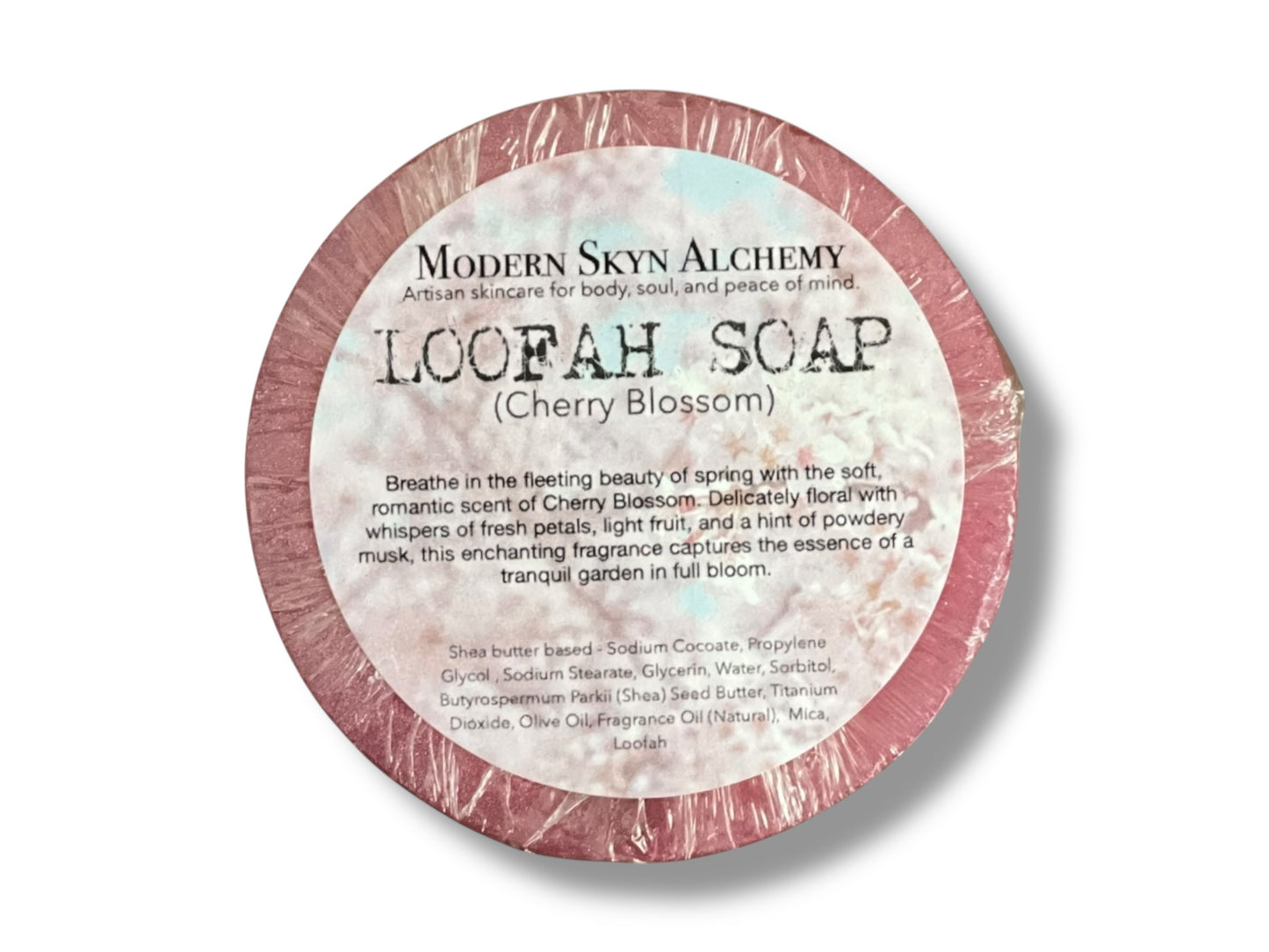 Handcrafted Loofah Soaps - Cherry Blossom