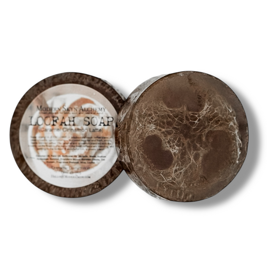 Hot Chocolate Loofah Soap