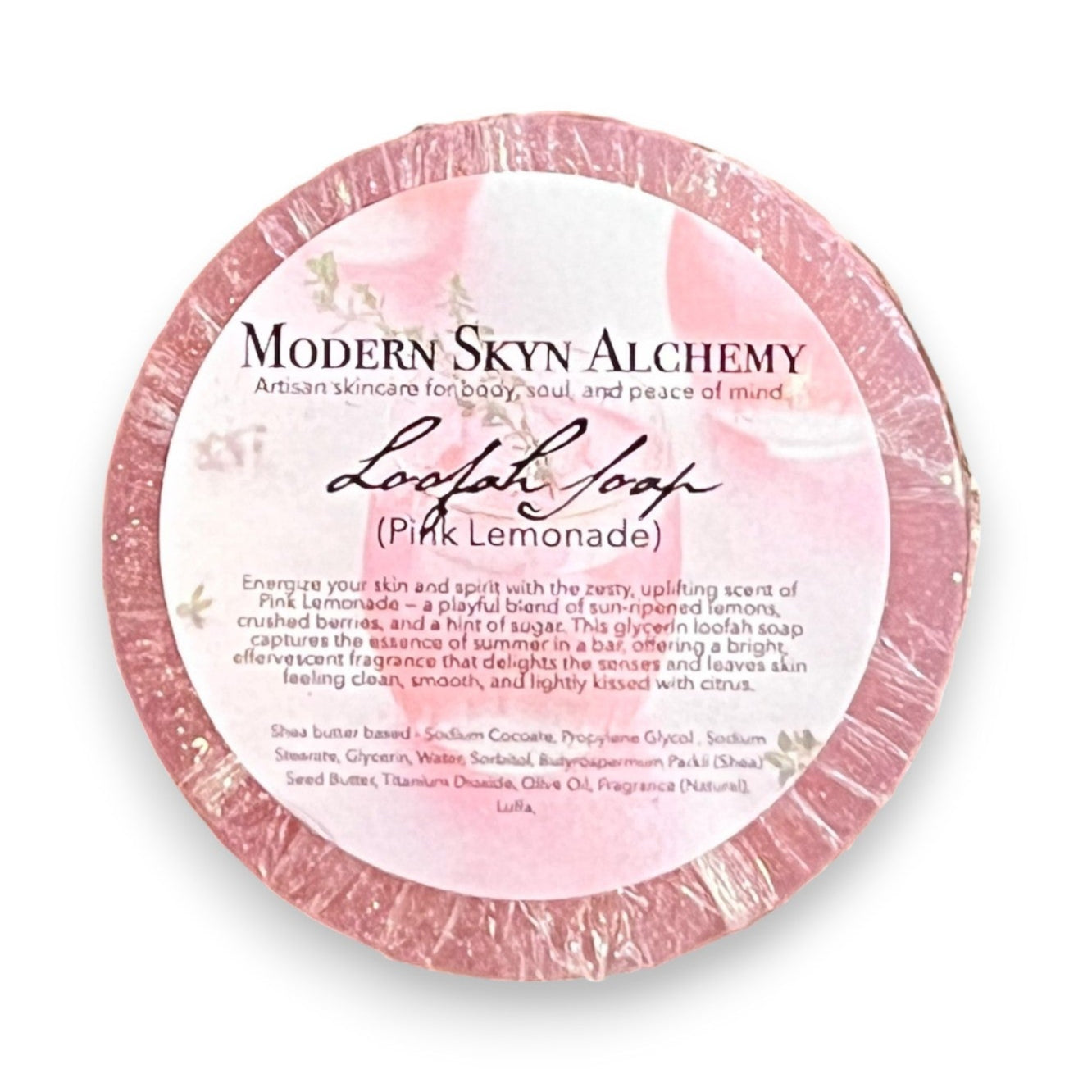 Handcrafted Loofah Soaps - Pink Lemonade