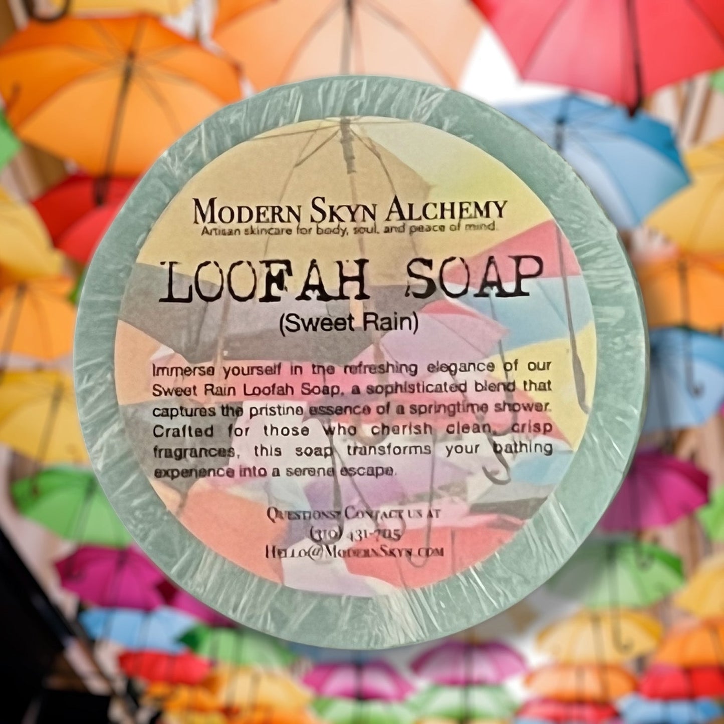 Handcrafted Loofah Soaps - Sweet Rain