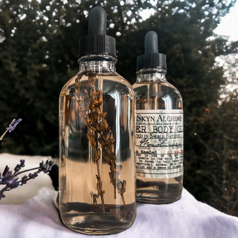 Lavender Body Oil - MODERN SKYN ALCHEMY HANDCRAFTED SKINCARE