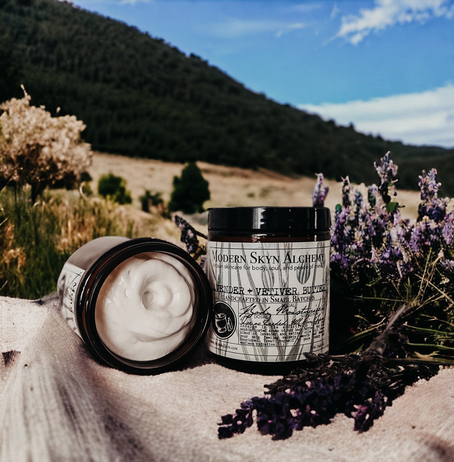 Lavender + Vetiver Body Butter - MODERN SKYN ALCHEMY HANDCRAFTED SKINCARE