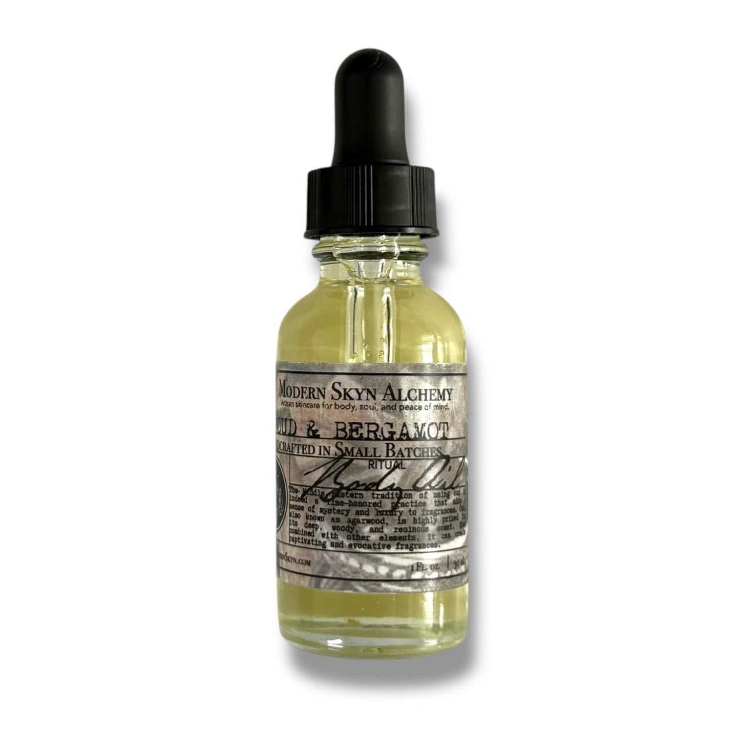 Oud & Bergamot Body Oil