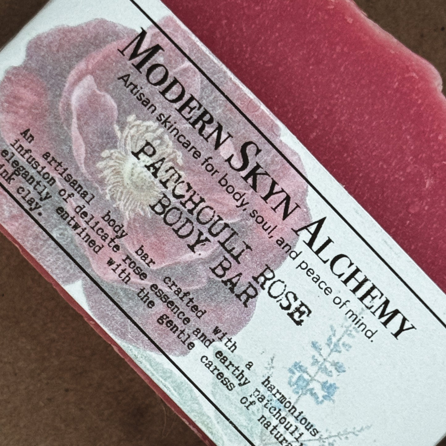 Patchouli Rose Body Bar