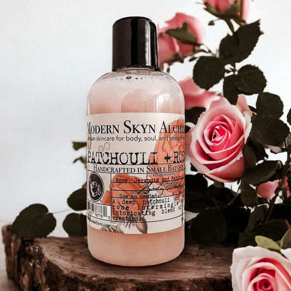 Patchouli + Rose Hand & Body Cleanser - MODERN SKYN ALCHEMY HANDCRAFTED SKINCARE