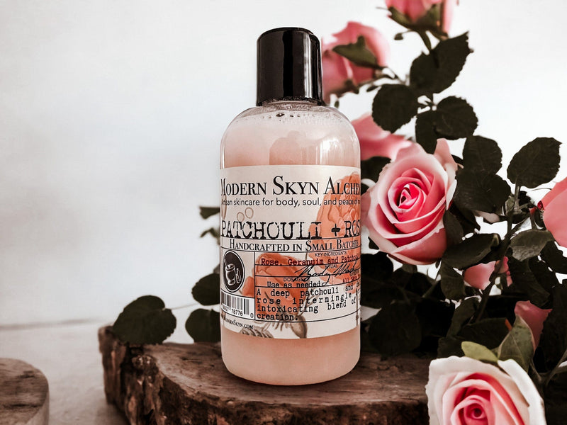Patchouli + Rose Hand & Body Cleanser - MODERN SKYN ALCHEMY HANDCRAFTED SKINCARE