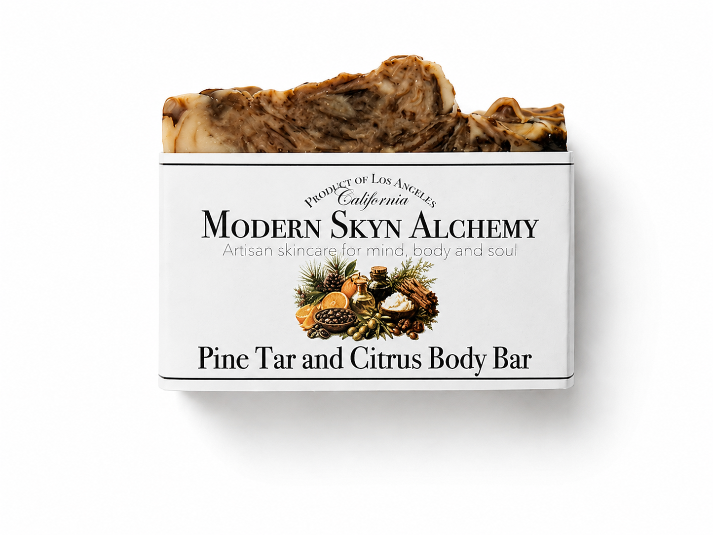 Pine Tar and Citrus Body Bar