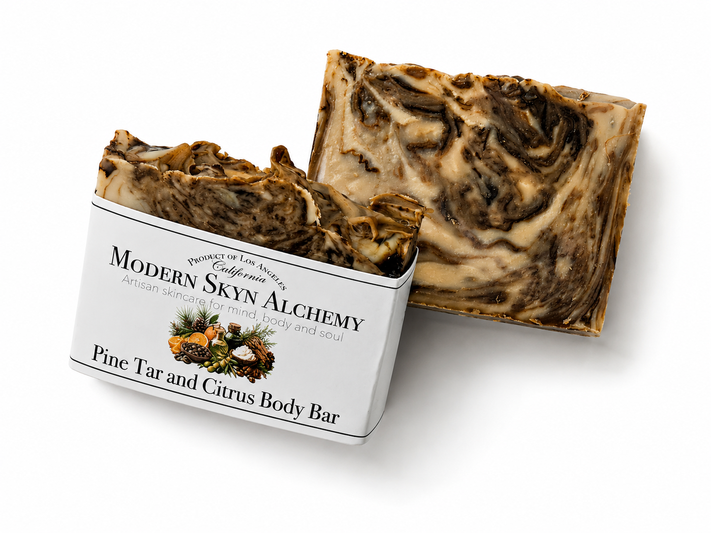 Pine Tar and Citrus Body Bar