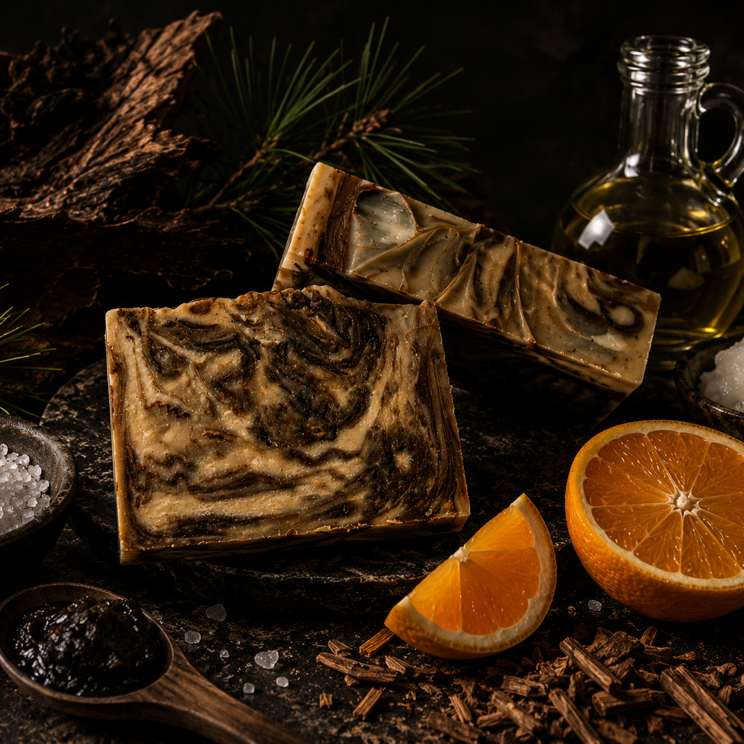Pine Tar and Citrus Body Bar