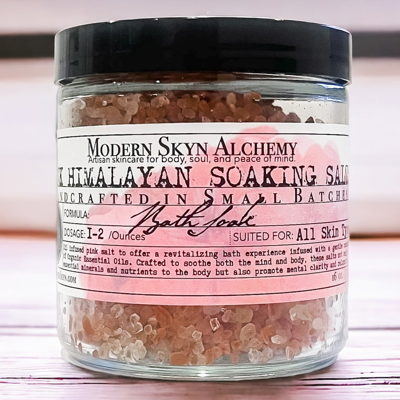 Pink Himalayan Soaking Salts