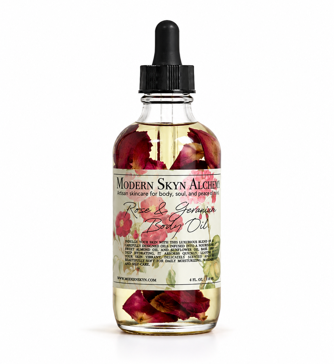 Rose & Geranium Body Oil