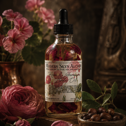 Rose & Geranium Body Oil