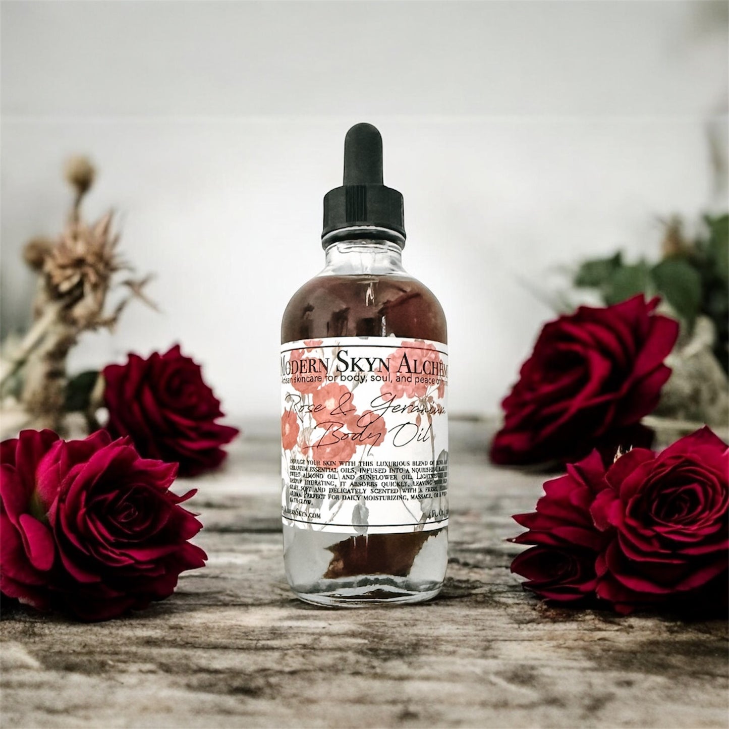 Rose & Geranium Body Oil