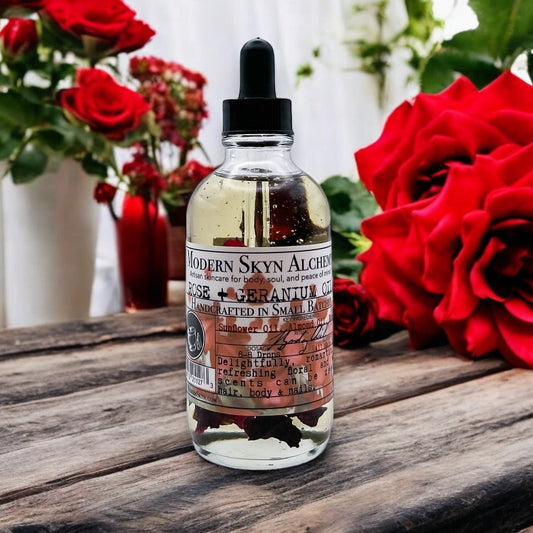 Rose + Geranium Body Oil