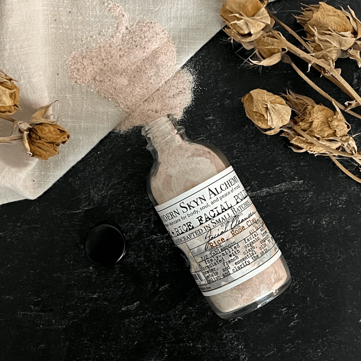 Rose + Rice Polish - MODERN SKYN ALCHEMY HANDCRAFTED SKINCARE